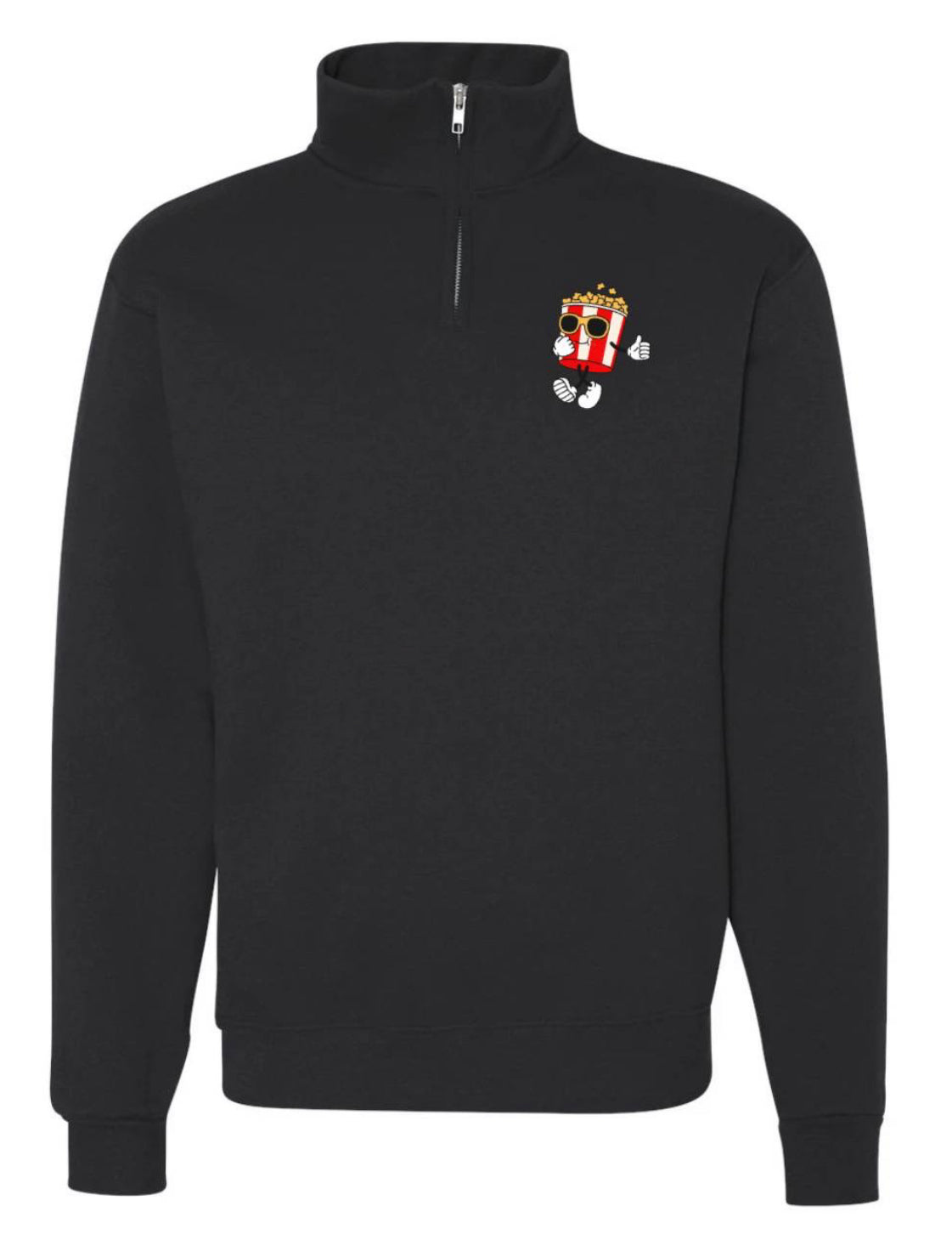 Friday Night Movie Club Quarter-Zip - Black | Adult Signature Quarter-Zip